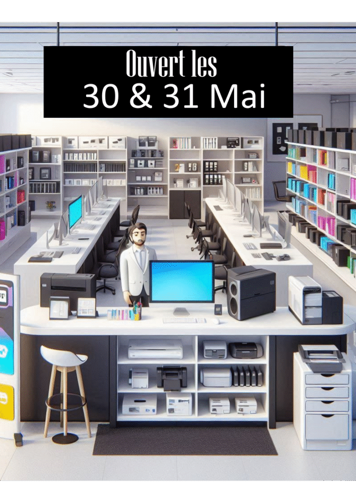 Ouvert les 30 & 31 Mai