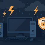 Utilisez des onduleurs : ils permettent de maintenir l’alimentation temporairement et de protéger contre les surtensions. Sauvegardez régulièrement vos données : privilégiez les solutions automatiques et hors site (cloud ou NAS distant). Débranchez les équipements sensibles en cas d’alerte météo ou d’absence prolongée. A défaut d'onduleur, installez des parafoudres sur les prises électriques et les lignes téléphoniques.