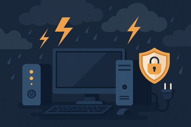 Orages d’été et coupures de courant : comment protéger vos équipements informatiques ?