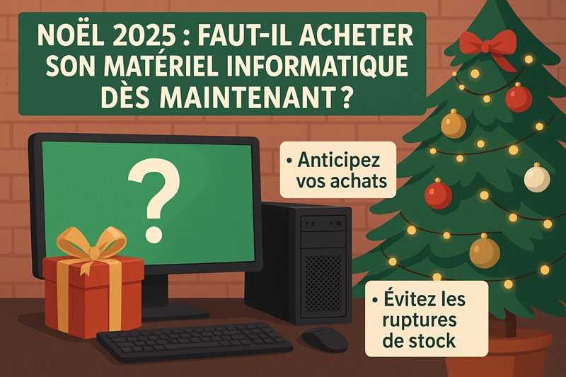 Noël 2025 approche… et les pénuries informatiques aussi !