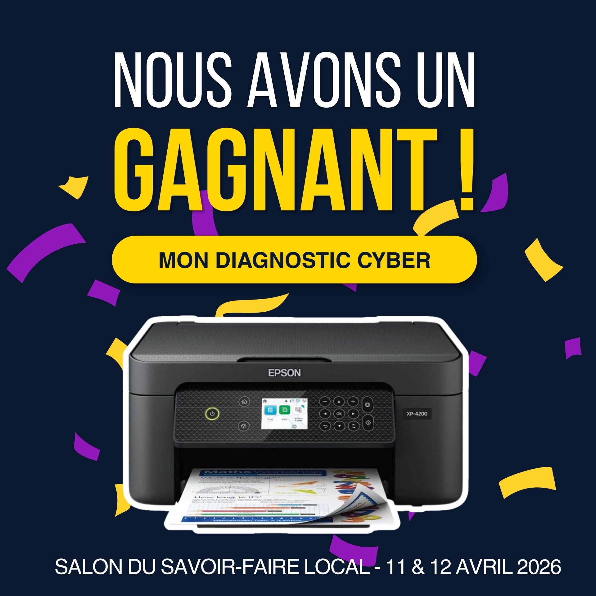 Nous avons un gagnant !