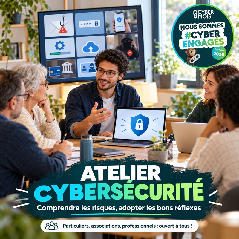 Cybermois 2026 : Arebis Informatique anime un atelier cybersécurité chez ILOZ à Pipriac